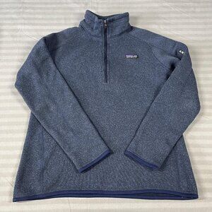 Patagonia Sweater Mens Large W's Better Sweater 1/4 Zip Pullover Fleece Outdoors